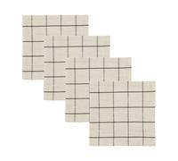 House Doctor Join cloth napkin 40x40 cm 4-pack Black-off white