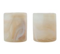 House Doctor - Kae Tealight Holder 2-pack, Beige - Beige