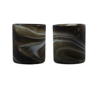 House Doctor Kae tealight holder Ø7x8 cm Brown