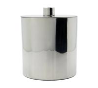 House Doctor Kett ice bucket Ø15.5x16 cm Silver finish
