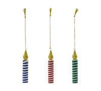 House Doctor Light decorative pendant 3 parts Green-pink-blue