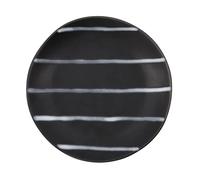 House Doctor Line small plate Ø19,5 cm Black-brown