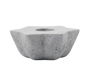 House Doctor - Mold Little Star Candlestick, Grey - Grey