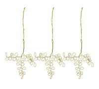 House Doctor - Pearl Christmas Decoration 3-pack, Gold - Gold