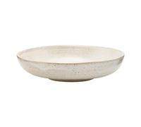 House Doctor - Pion Deep Plate 19 cm, White / Grey - Grey