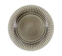 House Doctor Pleat breakfast plate Ø22 cm Grey-brown