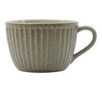 House Doctor - Pleat Mug 34 cl, Grey Brown - Grey Brown