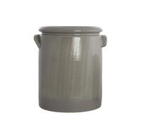 House Doctor Pottery flower pot 24 cm Light gray