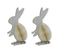 House Doctor Rabb Easter bunnies decoration 2-pack Off-white