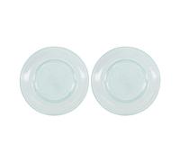 House Doctor Rain plate Ø27 cm 2-pack Clear
