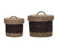 House Doctor - Rangi Storage Basket 2-pack, Plum - Plum