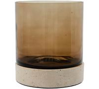 House Doctor - Rivo Candle Holder 17.5 cm - Brown