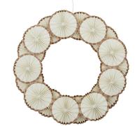 House Doctor - Rosette Wreath Ø34 cm, Off-white - Offwhite