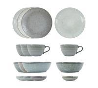 House Doctor Rustic brunch set 16 pieces Gray-blue