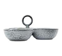 House Doctor - Rustic Serving Bowl With Three Bowls - Grey