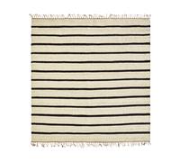 House Doctor Sima rug 180x180 cm Black-natural