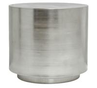 House Doctor - Step Side Table Ø50 cm, Brushed Silver - Brushed Silver