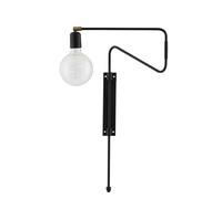 House Doctor - Swing Wall Lamp 35 cm, Black - Black