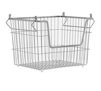 House Doctor - Taw Basket H20.3xW26.7xL26.7, Chrome - Chrome