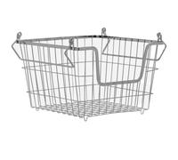 House Doctor - Taw Basket H23.5xW27xL32, Chrome - Chrome