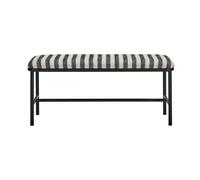 House Doctor Toda bench 100 cm Black-White