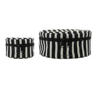 House Doctor - Topp Storage 2-pack, Black/White - Black