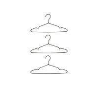 House Doctor Wire hanger 3-pack dark grey