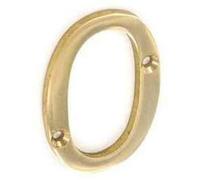 House Door Letters - Letter J to P in Polished Brass - All Door Types (J)