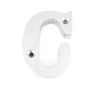 House Flat Letter C - Alphabet - 50mm (2") - Polished Chrome