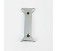 House Flat Letter I - Alphabet - 50mm (2") - Satin Chrome