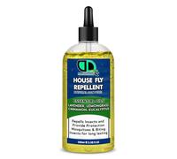 House Fly Insect Repellent with Lavender, Lemongrass, Eucalyptus & Cinnamon Essential Oil - Body Oil Deet Free (100ml Clear Dropper)