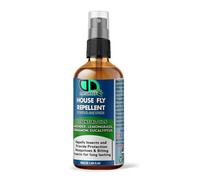 House Fly Insect Repellent with Lavender, Lemongrass, Eucalyptus & Cinnamon Essential Oil - Body Oil Deet Free (50ml Glass Spray)