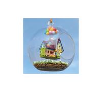House Flying House Glass Ball With Lamp Handmade Wooden Toys