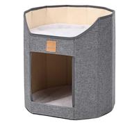 House Foldable Tree Bed For Indoor Cats Cute Cave Small Kitten Double Deck Four Season Indoor