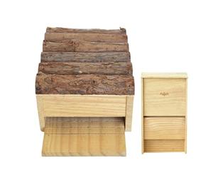 House for Bats - Wooden Box | Weatherproof Bat Box for The Garden | Large Bat Cottage for Outdoors on A Natural Path to the Farm, constr