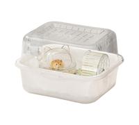 House For Hamster - Hamster Sand Bath | Transparent Hamster Toilet | Interactive Habitat For Mice, Chinchillas And Gerbils, Indoor/Outdoor Cage With Wheel, Sand Bath