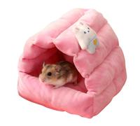 House for Hamster - Hot Cage Nest - Bite Resistant - Small House for Hamster - for Pets Chinchilla Pet Squirrel Birds Winter Ferret