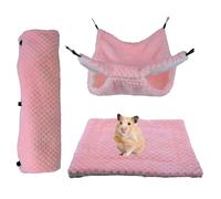 House for Hamster - Terrier Heating Tunnel Mat, Bed for Chinchilla | For Dodo Rest Hiding Game and Cage Winter Hamster Ferret