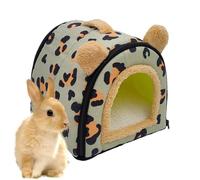 House for Hamsters - 10.24 Inch Mini Guinea Pig Bed | Soft Bed with Removable | Comfortable Lair for Hamsters, Dindia Pigs, Rabbits, Hedgehogs, Ferrets and Petaurs