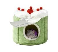 House for Hamsters, Cage and Enclosure Warm Chew-resistant Fabric Tag | Winter Bed for Chinchilla, for Ferret Pet Squirrel Chinchilla Small Animals