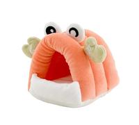 House for Hamsters, Shelter for Small Animals | Soft Crab Bed for Rabbits Ferrets Mice - Den for Bedroom or Games