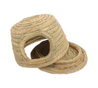 House for Indoor - Breathable Hand-Woven Shelter - House for Indoor Rabbits, for Pets Hamster Hen Cats Domestic Small Animals Outdoor