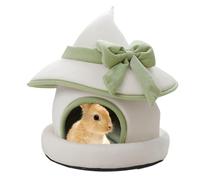 House for Rabbits | Warm and House in the Shape of a Hat | Removable Hamster Cage | For Winter Home Hamster Ferret Pig Hedgehog Small Animals