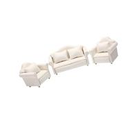 House Furniture White Fabric Sofa with Wood, Sofa set