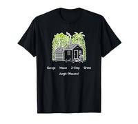 House Garage 2-Step Grime Jungle is Massive Funny Music T-Shirt