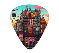 house guitar pick set, 3 different thicknesses, 12 pieces for a variety of instruments