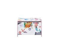 House & Homestyle Mermaid Storage Box 36.6 x 59.5 x 39.1cm - Decorative & Practical, Perfect for Clearing Clutter in Bedrooms or Playrooms