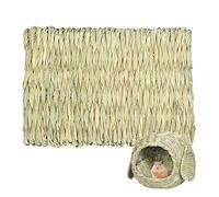 House, House on the | Handmade Hut, Comfortable Pet Hut Play Hidden Hay Mat Chewing Toy for p