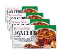 House Java Curry Sauce Mix 1kg Packet| Authentic Japanese Mild Curry | Rich & Smooth Flavor | Easy to Prepare | Restaurant-Quality (Pack of 4)