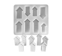 House Mold,Silicone Christmas Molds - Plaster Casting Mould for Holiday Fondant Resin Crafts Soap Candle Making Gingerbread Decoration